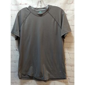 MYLES San‎ Francisco FLAWED S small polartech power dry t shirt gray HOLES